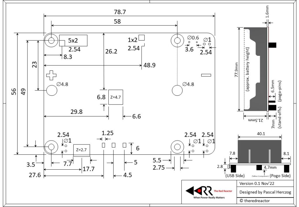 The Red Reactor - Dimensions - Version 0.1 Draft