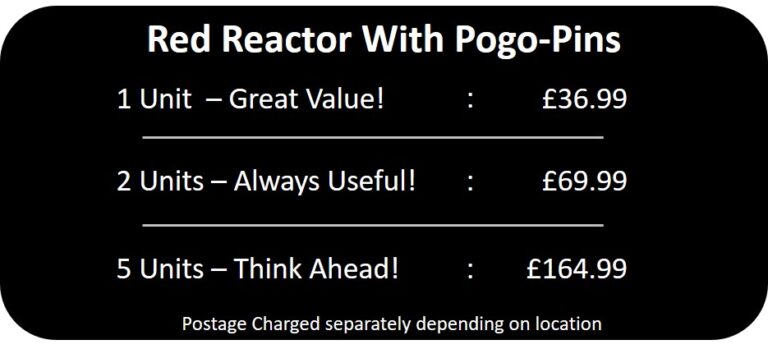 Red Reactor with Pogo Pins - Order Pricing